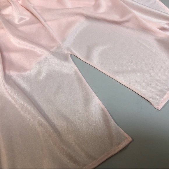 Vtg 80s Pink Nightie or Slip or Slip Dress. Nylon & Lace, Sz S - Picture 4 of 9